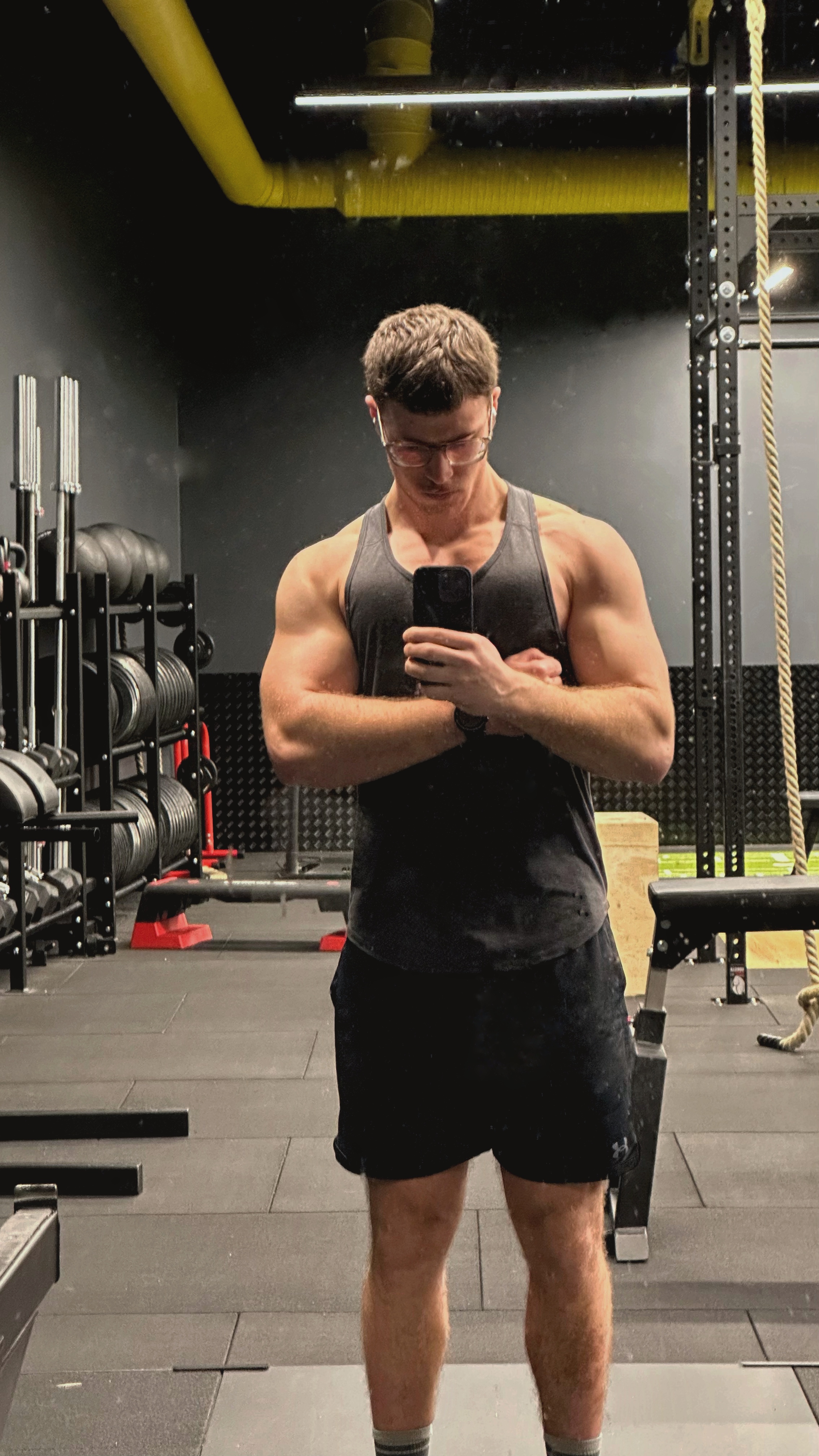 Nathan Déchaux en salle de sport